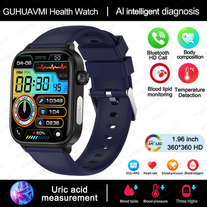 2025 Smart Watch with ECG PPG Health Monitoring - Smarsty