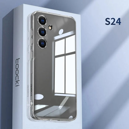 Clear TPU Phone Case For S21 S22 S23 S24 Dustproof - Smarsty