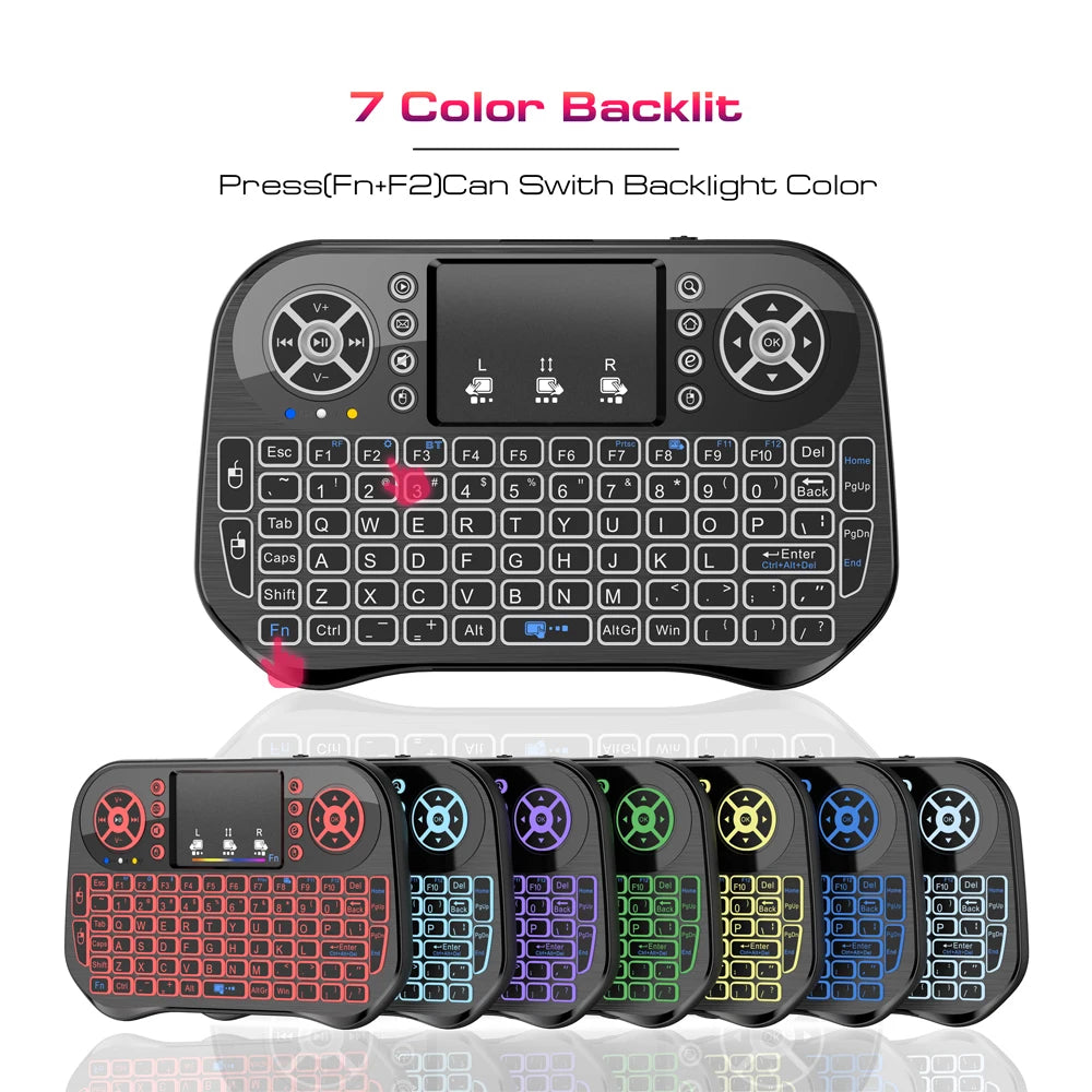 Wireless Backlit Bluetooth Mini Keyboard For Android TV Box
