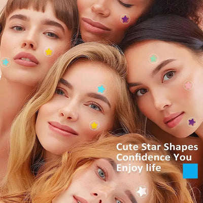 Colorful Star Acne Patches for Spot Treatment - Smarsty