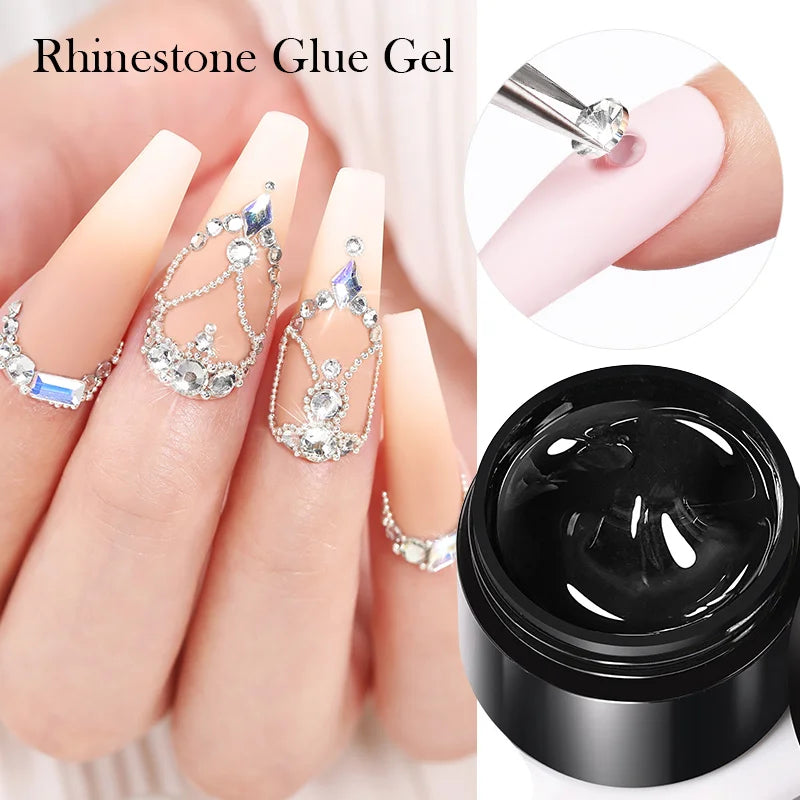 Born Pretty Rhinestones Glue Gel Set for Stunning Nails - Smarsty