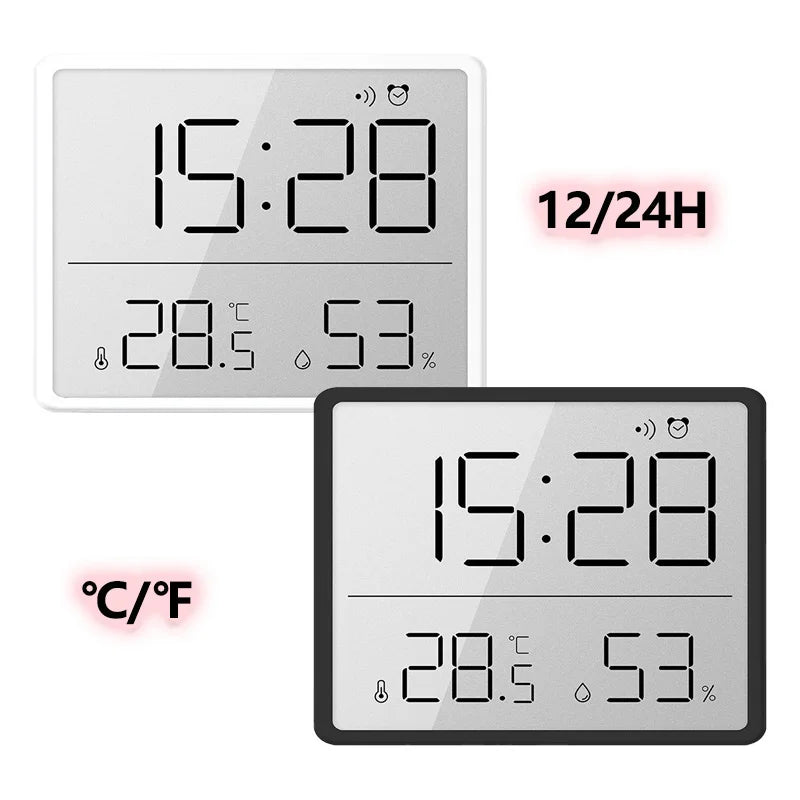 Ultra Thin Digital Alarm Clock with Large Screen - Smarsty