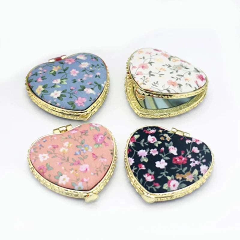 Portable Floral Makeup Mirror for Women Gifts - Smarsty