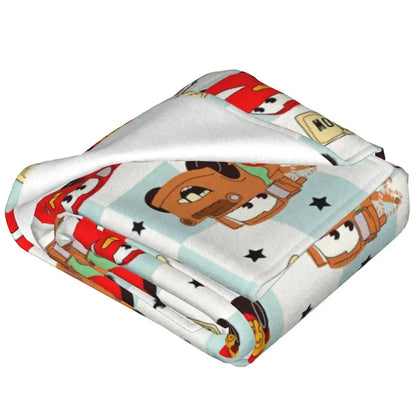 Cars Lightning McQueen Flannel Blanket Soft Warm Cover - Smarsty
