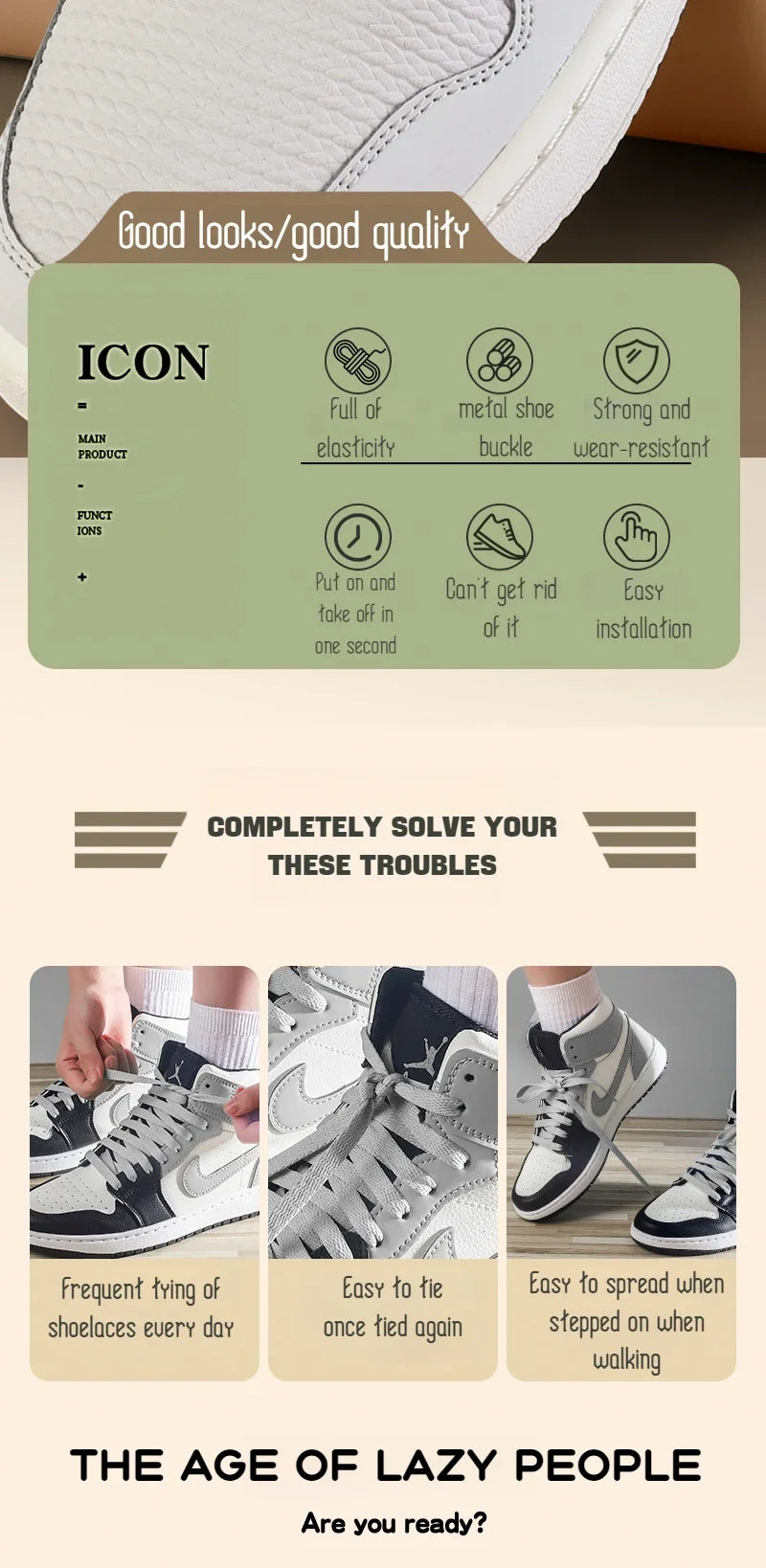 New Elastic Laces Sneakers Tennis Round Shoe laces Without ties Kids Adult No Tie Shoelace Rubber Bands Shoe Accessories - Smarsty
