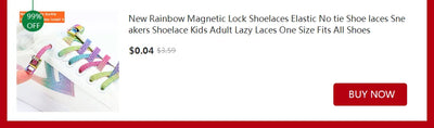 1Pair Magnetic Lock Shoelaces without ties Flat Elastic Laces Sneakers Boots No Tie Shoelace Rubber Bands for Shoes Accessories - Smarsty