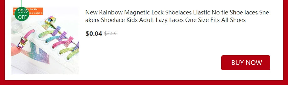 1Pair Magnetic Lock Shoelaces without ties Flat Elastic Laces Sneakers Boots No Tie Shoelace Rubber Bands for Shoes Accessories