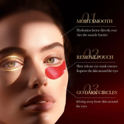 Red Pomegranate Collagen Eye Mask for Dark Circles - Smarsty