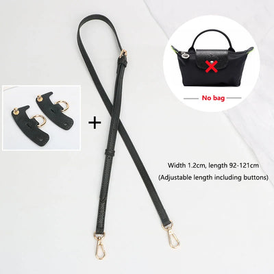 1 Set Bag Strap For Longchamp Mini Punch-free Genuine Leather Shoulder Strap Set Transformation Crossbody Strap Bag Accessories - Smarsty