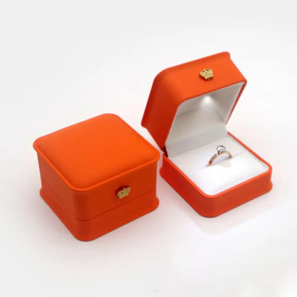Luxury LED Jewelry Ring Box for Engagement and Wedding - Smarsty