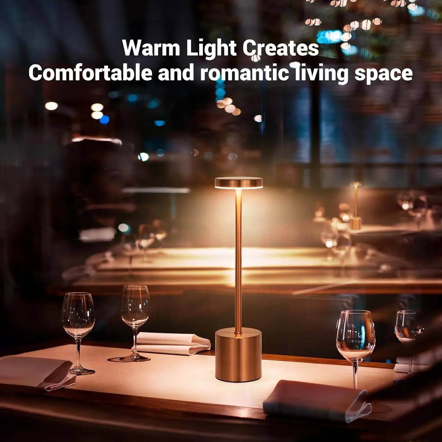 Touch Sensor LED Table Lamp for Stylish Home Decor - Smarsty