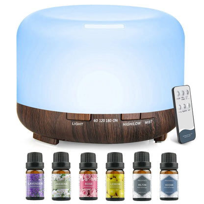 500ML Aroma Diffuser with Remote Control for Home - Smarsty