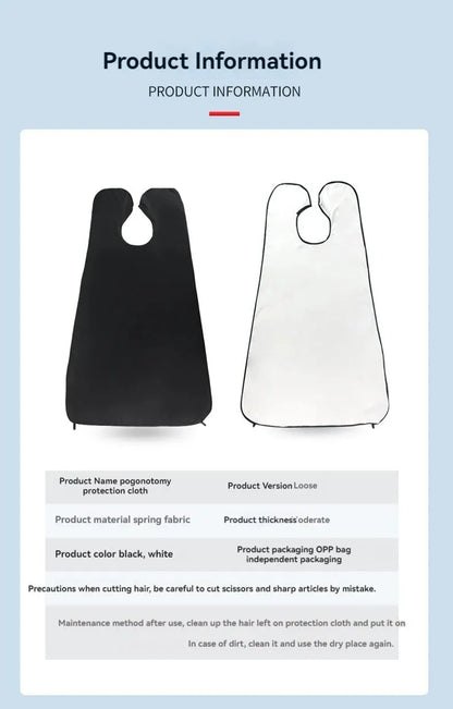 Versatile Shaving Bib for Easy Beard Styling - Smarsty