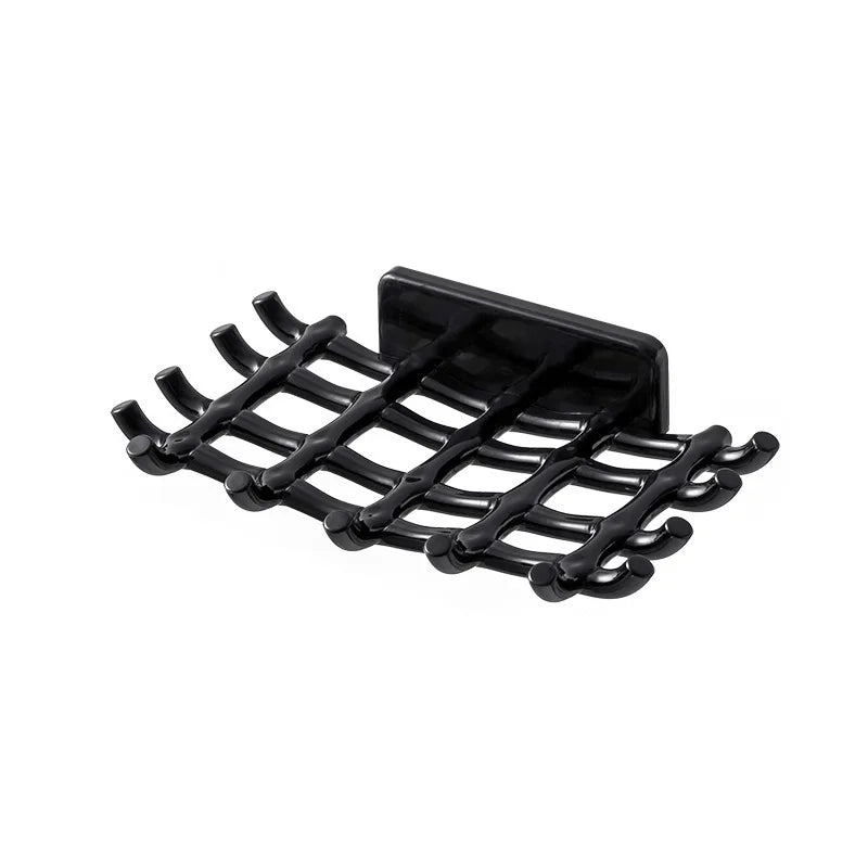 Wall Mounted Soap Dish With Drainage Shelf For Elegant Bathrooms - Smarsty