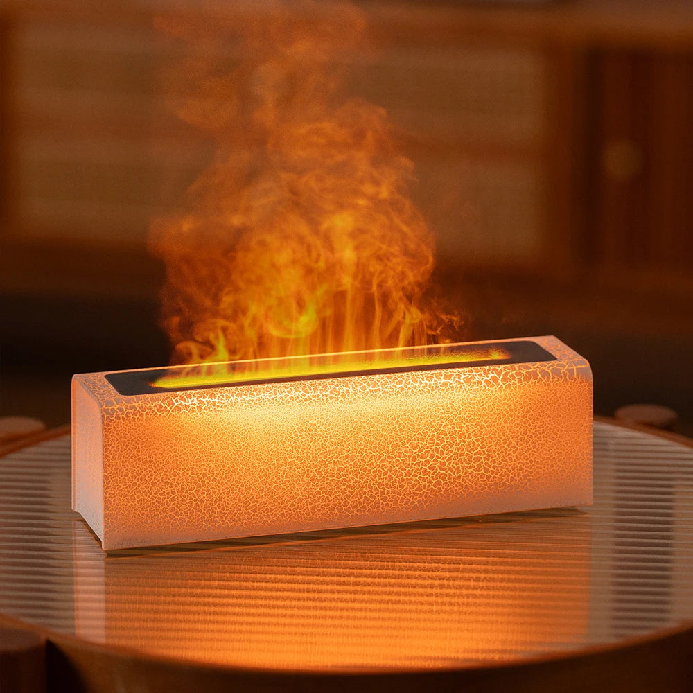 Kinscoter RGB Flame Aroma Diffuser with Cool Mist - Smarsty