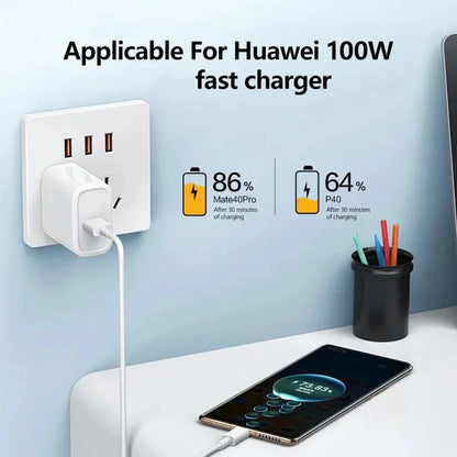 NNBILI 10A USB C Quick Charging Cable 120W Fast Charge - Smarsty