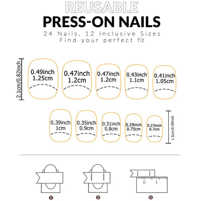 Pink Bowknot Stiletto Press On Nails 24PCS Full Cover - Smarsty