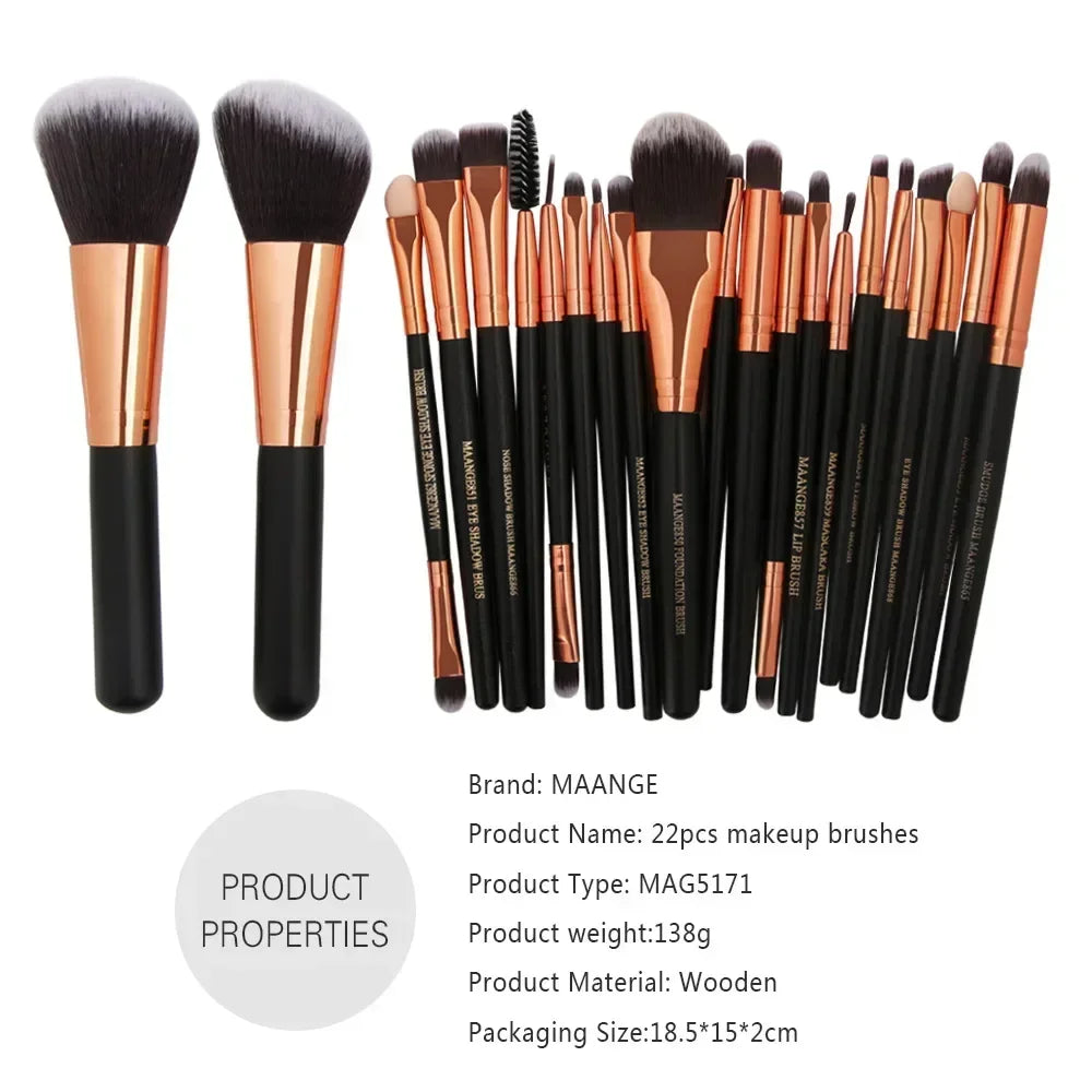 Professional Makeup Brush Set for Flawless Application - Smarsty