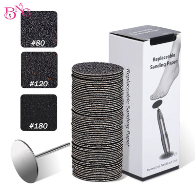 Replaceable Sandpaper Pedicure Discs for Smooth Feet - Smarsty