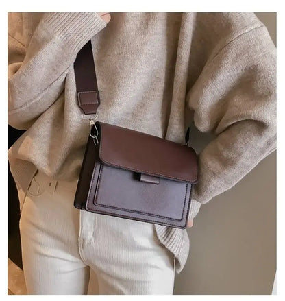PU Leather Crossbody Bag For Women Travel Friendly Flap - Smarsty