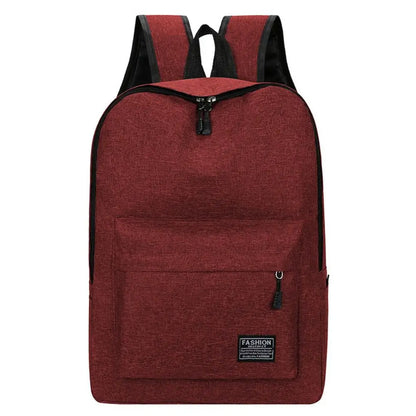 Trendy Men's Minimalist Backpack Versatile Backpack Large Capacity School Student Computer Travel Bag Washable Unisex Backpack - Smarsty