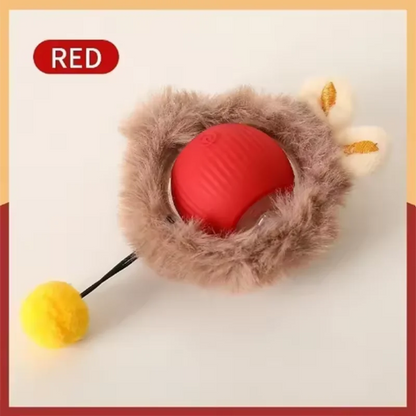 Interactive Cat Rolling Ball Toy with Rechargeable Tail - Smarsty