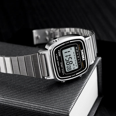 SKMEI 1901 Luxury Waterproof Digital Women's Watch - Smarsty
