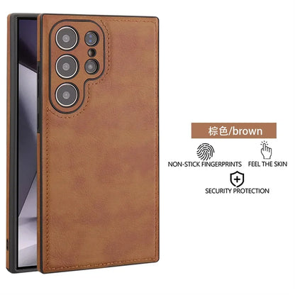 Premium PU Leather Shockproof Phone Case With Slim Bumper - Smarsty