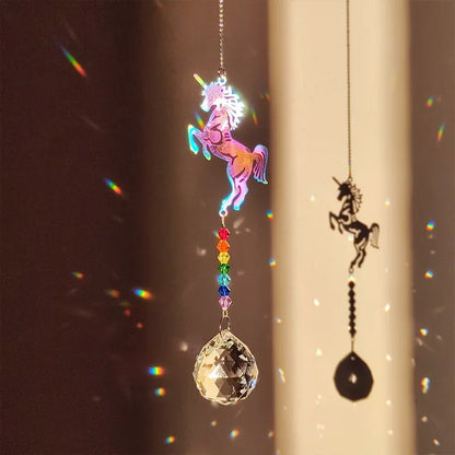 Colorful Crystal Pendant Suncatcher for Home Decoration - Smarsty
