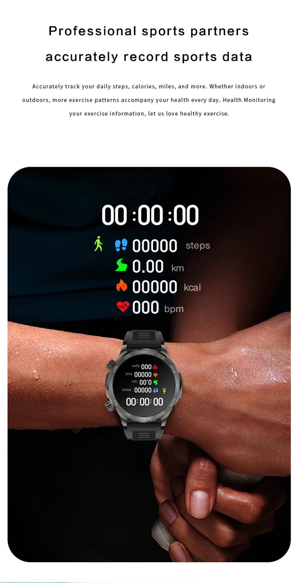 Bluetooth Call Smart Watch For Men With GPS Waterproof - Smarsty