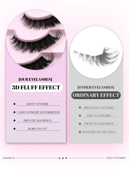 GROINNEYA Winged Cat Eye Faux Mink Lashes - Smarsty