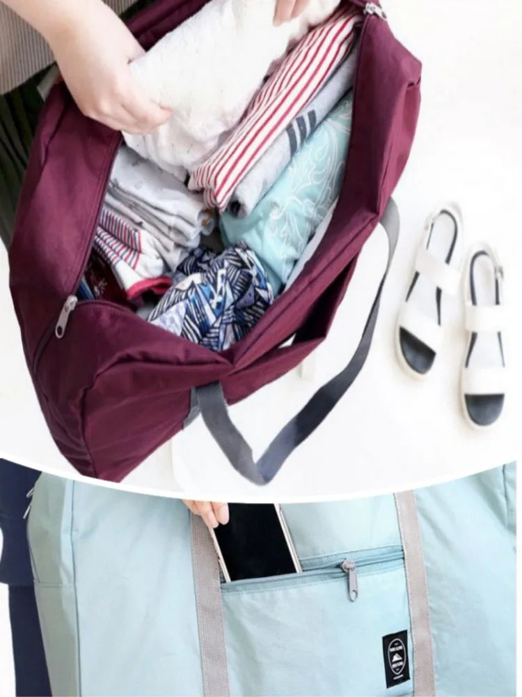 Lightweight Foldable Travel Duffel Bag With Large Capacity - Smarsty