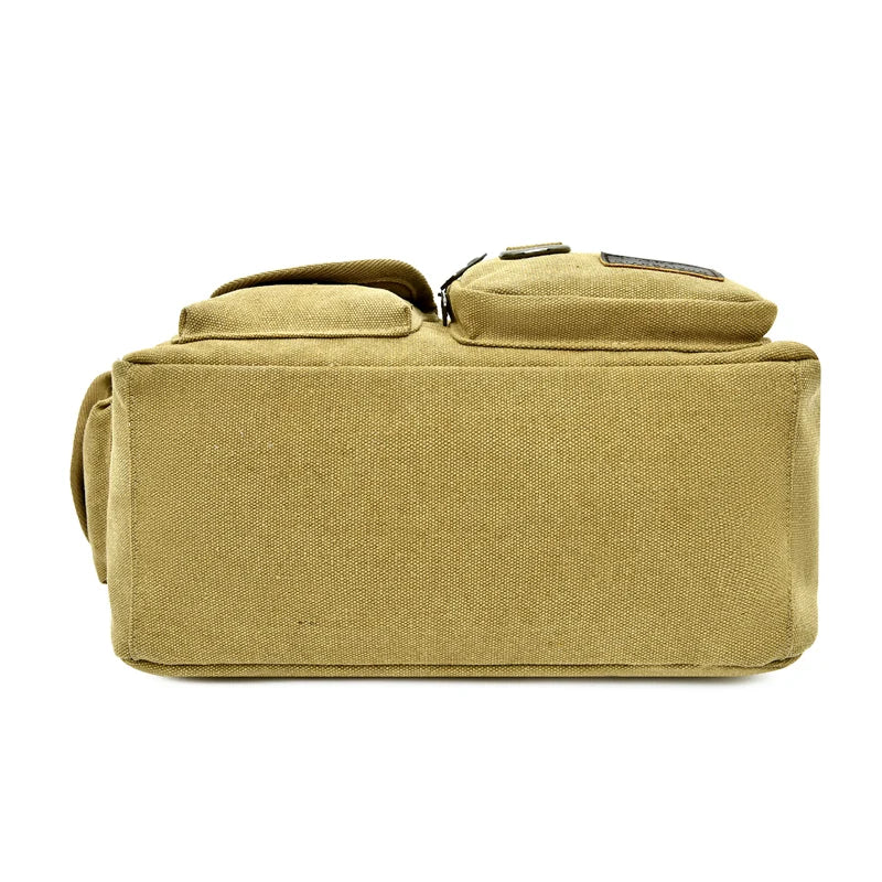 Premium Canvas Crossbody Bag For Men Luxury Messenger - Smarsty