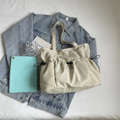 Large Capacity Canvas Tote Bag For Work And Commuting - Smarsty