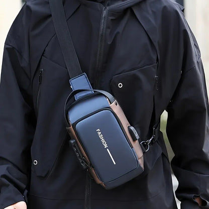Durable Oxford Sling Bag With Crossbody Phone Pocket - Smarsty