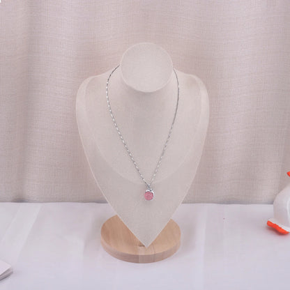 Velvet Jewelry Display Stand for Necklaces and Pendants - Smarsty