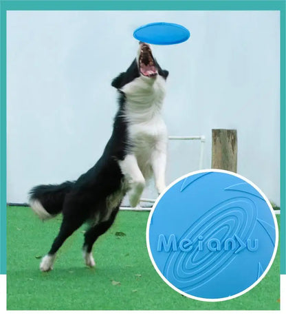 OUZEY Bite Resistant Flying Disc Dog Toy for Training - Smarsty