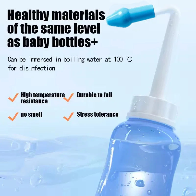 300ML Nasal Rinse Bottle for Allergy Relief - Smarsty