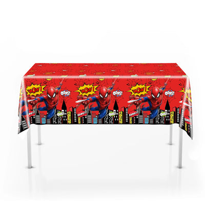 Spiderman Birthday Tablecloth for Kids Party Supplies - Smarsty