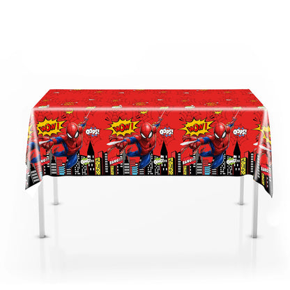 Spiderman Birthday Tablecloth for Kids Party Supplies - Smarsty