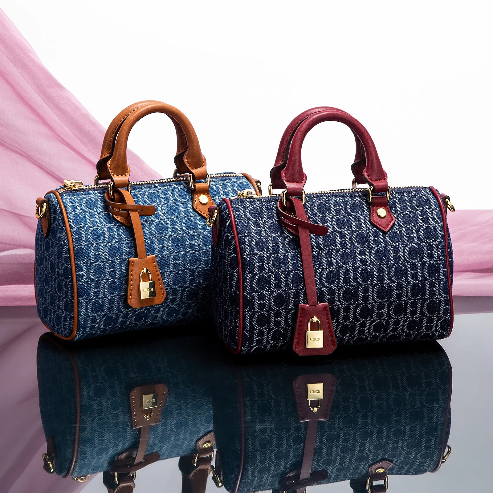 Women Shoulder Bag 2025 Cowboy Splicing Pillow Handbag - Smarsty
