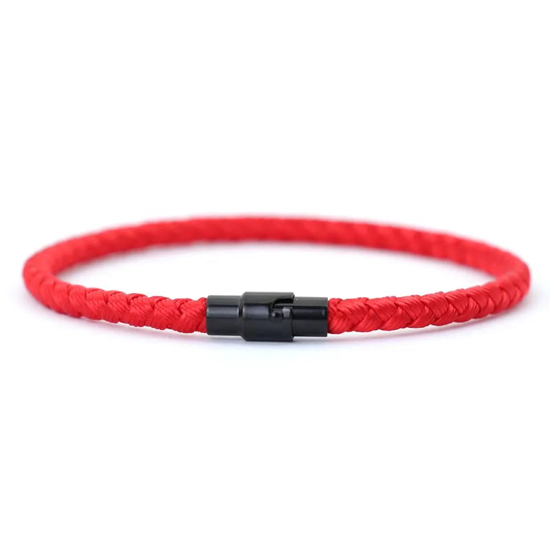 Grade A Keel Rope Bracelet Men Femme Lucky Red Thread Braclet Attract Mirco Magentic Couple Braslet Wealth Prosperity Brazalete - Smarsty