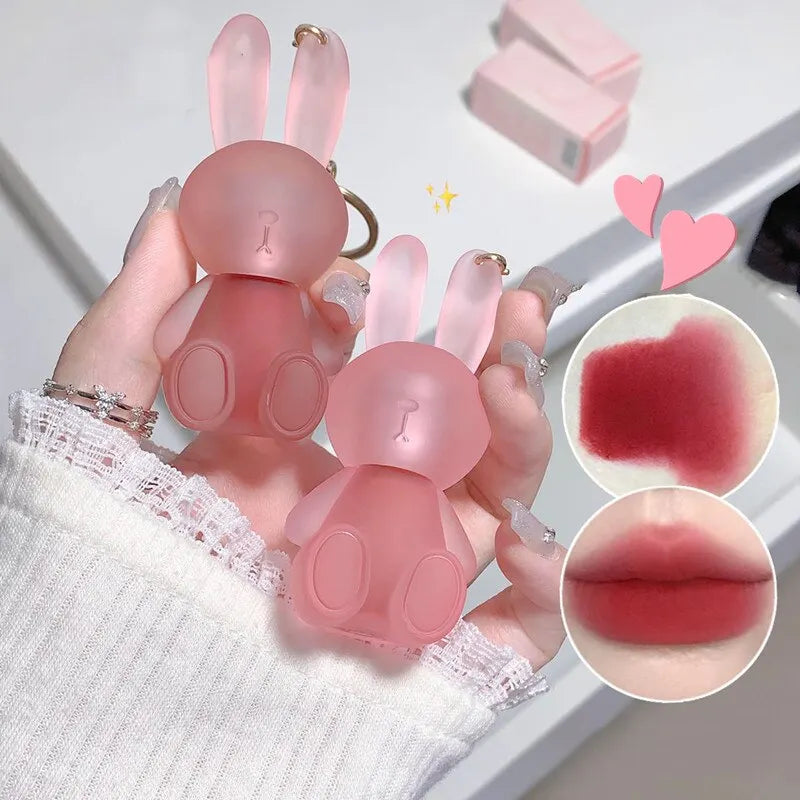 Gege Bear Rabbit Lip Glaze Long Lasting Matte Velvet Finish - Smarsty