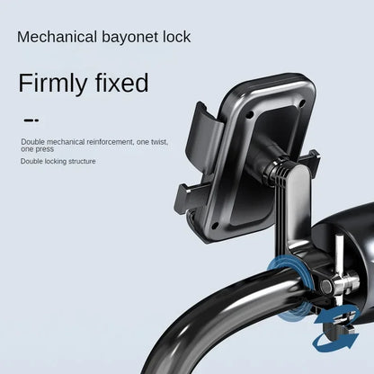 Universal Bike Phone Holder With Free Rotation Shockproof - Smarsty