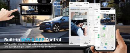 4K Dash Cam Ultra HD Car Front Night Vision Parking - Smarsty