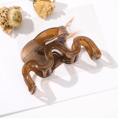 13cm Large Hair Clip For Thick Hair Strong Hold Transparent - Smarsty