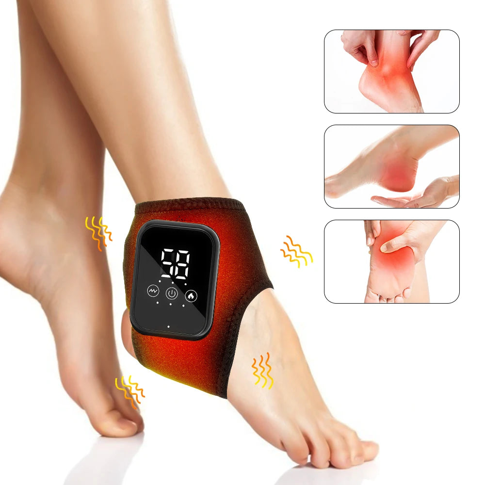 Portable Electric Foot and Hand Massager with Heat and Vibration - Smarsty