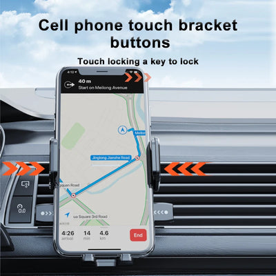 SEAMETAL Car Dashboard Phone Bracket Universal Auto Cellphone Stand For GPS Navigation Universal Desk Windshield Hanging Holder - Smarsty