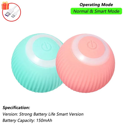 Interactive Cat Toy Ball With Rechargeable Tail - Smarsty