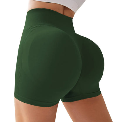 Women's High Waist Peach Lift Hip Sports Shorts Tight Yoga Shorts Shorts for Women Women's Shorts Summer Womens Shorts Elegant - Smarsty
